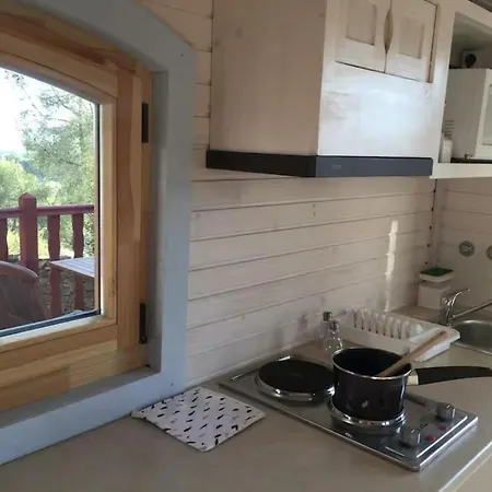 Campsite Roulotte Avec Terrasse Et Jardin Vue
